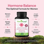 Myo-Inositol & D-Chiro Inositol Supplement for Women's Health | Fertility Supplements Women | Inositol 40:1 Ratio Support Ovarian Function & Healthy Hormone Balance Women | 2050mg | 120 Powder Caps