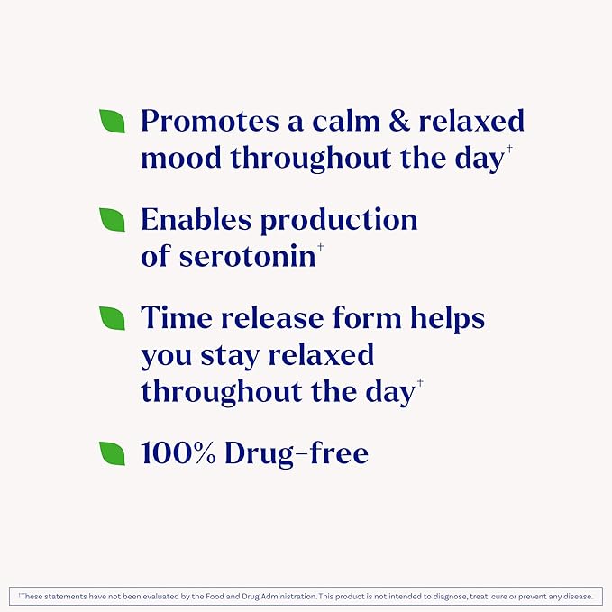 Natrol 5-HTP 100mg, Dietary Supplement Helps Support a Balanced Mood, 90 Time Release Tablets, 22-45 Day Supply
