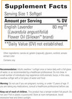 Integrative Therapeutics Lavela WS 1265 - Silexan Supplement for Sleep & Stress Support* - Lavender Essential Oil - 60 Softgels (60 Servings)
