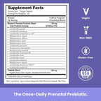 Prenatal Probiotics for Women | 30 Billion CFU, 17 Strains + Organic Prebiotics | Supports Digestion, Gut & Immune Health for Mom & Baby | Womens Probiotic for Pregnancy & Lactation | Vegan Capsules