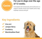 Vet Classics Urinary Tract Dog Supplement – Urinary Tract Support for Dogs, Helps Support Normal Urinary Tract Function, Pet Incontinence – Cranberry Dog Supplements – Chewable Tablets 120 Ct.