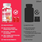 Nutravita Glucosamine Chondroitin Gummies with MSM & Elderberry Extra Strength - Joint Support, Antioxidant Immune Support Supplement for Adults, Men & Women.120 Strawberry Chews