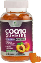 CoQ10 Gummies - Coenzyme Q10 100mg Per Serving - 3X Strength, High Absorption, Antioxidant Supplements for Heart Health Support & Energy Production, Ultra Coq 10 Vitamins Supplement - 120 Gummies