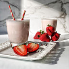 Keto Chow Natural Strawberry | Keto Meal Replacement Shake Powder | Nutritionally Complete | Low Carb | Delicious Easy Meal Substitute | Protein Rich You Choose The Fat | Single Meal Sample