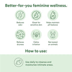 Good Clean Love Rebalance Intimate Feminine Wash, Water Based pH-Balanced & Moisturizing Cleanser with Organic Aloe Vera and Natural Ingredients, Reduces Vaginal Dryness & Odor, Cedarwood, 6 Oz
