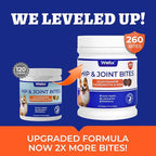 260 Bites Wellix Dog Hip and Joint Supplement Arthritis Pain Relief with Glucosamine Chondroitin MSM Functional Ingredients Joint Care Chews for Senior Dogs Antioxidant Supplements