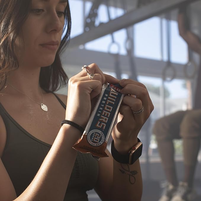 CLIF BUILDERS Protein Bars - Chocolate Peanut Butter and Vanilla Almond Flavor - Variety Pack - 20g Plant Based Protein - Gluten Free - Non-GMO - Low Glycemic - No Artificial Sweeteners - 2.4 oz. (10 Count)