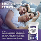 600mg GABA Sleep Aid* for Adults with 200mg Valerian Root, 100mg L-theanine, 60mg 5-HTP | Helps The Body Ease Into Sleep* & Maintain Deep Restful Sleep*, 60 Capsules, 30 Day Supply