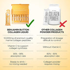 12,000mg Marine Collagen Liquid Shots| High Strength Hydrolyzed Marine Collagen Peptides w/Hyaluronic Acid & Vitamin C for Skin, Hair & Joints | Mango, 14 Daily Servings 30ml