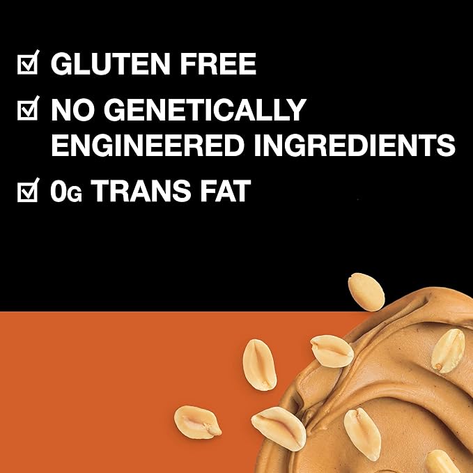 KIND Protein Snack Bar, Crunchy Peanut Butter, Healthy Snacks, Gluten Free, 12g Plant Protein, 12 Count