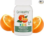 Go Healthy Vitamin C Gummies for Kids, Immune Support, Children Vitamin Gummies, Toddler, Kids Vitamins, Kosher, Halal, Tasty Gummy - 60 Servings
