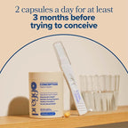O Positiv Preggo Conception Support Capsules for Women - OBGYN-Formulated Pre Prenatal Vitamins with Clinically-Studied Ingredients - CoQ10, N-Acetyl Cystein - Female Sexual Health, 60 Ct (Pack of 1)