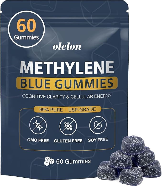 Methylene Blue Gummies Cognitive Support for Men - 60 Gummies