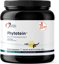 Designs for Health Phytotein Vegan Protein Powder - 20g Organic Rice, Sacha Inchi, Pumpkin Seed, Sunflower Seed & Pea Protein Powder Blend - Creamy Texture, Vanilla Plant Protein (465g)