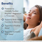 Jarrow Formulas MagMind - 90 Capsules - Includes Magnesium L-Threonate (Magtein) - Supports Brain Health & Function - 30 Servings (Pack of 2)