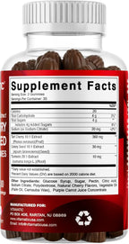 Vitamatic Tart Cherry (360 mg) with Celery Seed (30 mg) 10:1 Extract & Turmeric 20:1 Extract (10 mg) - (Per Serving/2 Gummies) - 60 Gummies (Pack of 2)