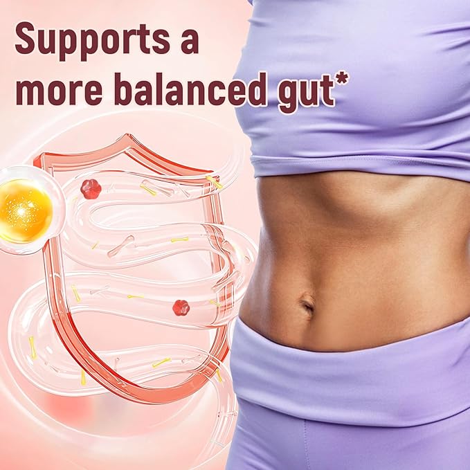 Migcopat Fiber Gummies with Probiotics,10G Fiber per Serving No Sugar Added Apple Flavor, with 10 Billion CFU Probiotics Blend, Apple Cider Vinegar, Vitamin C, Inulin, Bloating Support 90 Count