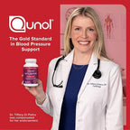 Qunol Blood Pressure Support, 3 in 1 Beets + CoQ10 + Grape Seed Extract, Beet Root Capsules that Supports Healthy Blood Circulation & Heart Healthy Energy, 60 Count (Pack of 2)