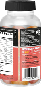Vitamin C 750mg (per Serving) - Airborne Assorted Fruit Flavored Gummies (63 Count in a Bottle), Gluten-Free Immune Support Supplement with Vitamins A C E, Selenium, Echinacea & Ginger