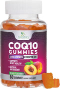 CoQ10 Gummies - Coenzyme Q10 100mg Per Serving - 3X Strength, High Absorption, Antioxidant Supplements for Heart Health Support & Energy Production, Ultra Coq 10 Vitamins Supplement - 60 Gummies