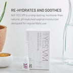 AH! YES® VM Water Based Vaginal Moisturizer | Long Lasting & Fast Acting for Vaginal Dryness & Irritation | pH Matched | Estrogen Free | Certified Organic & Natural (30 x 0.17 fl oz Applicators)