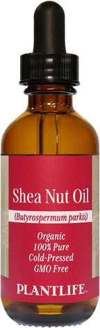 Plantlife Shea Nut Carrier Oil - Cold Pressed, Non-GMO, and Gluten Free Carrier Oils - for Skin, Hair, and Personal Care - 2 oz