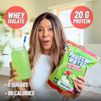 XMafia - Clear Whey Protein Isolate Powder – 20g Protein + Collagen Peptides, 30 Servings, Zero Sugar, Refreshing Light Protein Drink Water, Whey Powder Protein Shake, Lactose Free – Apple