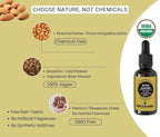 Earth N Pure Bitter Almond Oil | Cold Pressed, Therapeutic Grade for Body, Skin, Hair 50 ml