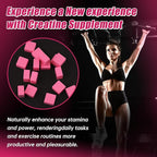 Creatine Monohydrate Gummies 6g for Men Women,Complex Creatine Monohydrate Chewable for Muscle Strength,Muscle Building,Energy Boost,Pre-Workout Energy Supplement,Vegan Raspberry - 120 Count