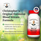 Christopher's Original Formulas Blood Stream Formula - Blood Circulation Supplements - Supports Vein Elasticity, Clean & Pure Bloodstream - Pack of 2