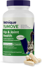 YuMOVE Cat Joint Supplement with Glucosamine, Omega 3, Hyaluronic Acid, & Green Lipped Mussel - Joint Support Supplement - for Senior Cats 60 Capsules