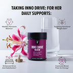 InnoSupps Inno Drive for Her, Women’s Healthy Hormone Balance Support, Supports Libido, Boost Intimacy, Energy, Mood, Weight, & Immune Support Supplement - 60 Capsules, 30 Servings