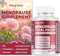 Menopause Supplements for Women, Support Hot Flashes & Night Sweats, with Black Cohosh, DIM & Evening Primrose, Hormonal Balance & Mood Support – 60 Capsules