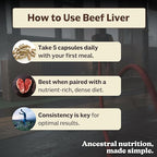 MK Supplements Grass Fed Beef Liver Supplement, Supports Energy Production, Detoxification, Digestion, Immunity and Full Body Wellness, Non-GMO, Freeze Dried, 30 Servings (3,000 mg Each)