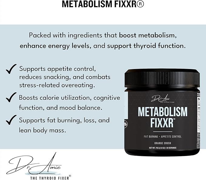 Metabolism Support by Dr. Amie | Orange Crush Flavor | 30 Servings