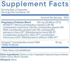 Zenwise Health Womens Triobiotic Complex Supplement for Digestive, Gut Flora & Vaginal Health - Daily Probiotics for Women with Digestive Supports Bloating & Gas Relief - 60 Count