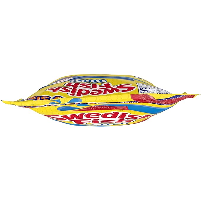 SWEDISH FISH Mini Soft & Chewy Gummy Candy, Family Size, Bulk Candy, 1.8 lb