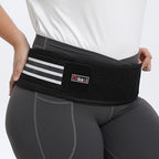 Sacroiliac SI Joint Hip Belt for Women Men-Alleviate Sciatica|Pelvic|Back|Lower Back Support, Pelvic Support Belt, Adjustable Lumbar Pain Relief, Trochanter Belt,Black, XL(Hip Size 52"- 63")
