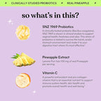 Lemme Purr Vaginal Probiotic Gummies for Women - Balanced pH, Healthy Odor, Yeast Balance & Flora Support + Vitamin C for Immune Health - Tasty Pineapple (60 Count) (Pack of 2)