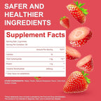 Creatine Monohydrate Gummies 5000mg – Sugar-Free, Vegan, Gluten-Free – Enhanced with Vitamin B12 & L-Taurine for Muscle Growth, Recovery & Strength – Delicious Strawberry Flavor, 60 Count