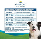 Nordic Naturals Omega-3 Pet, Unflavored - 16 oz - 1380 mg Omega-3 Per Teaspoon - Fish Oil for Large to Very Large Dogs with EPA & DHA - Promotes Heart, Skin, Coat, & Immune Health