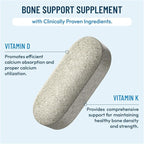 Advanced Bone Support Formula – Calcium, Magnesium, Vitamin D3 & K2 – Bone Density & Strength Supplement for Women & Men – Joint, Mobility, Menopause & Osteoporosis Support – 90 Capsules