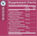 The Vitamin Shoppe Menopause Support - Estrogen Metabolism & Hot Flash Relief | Women's Hormone Balance | 60 Vegetable Capsules | Natural Comfort