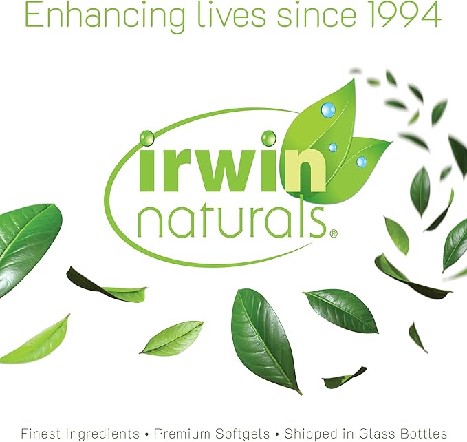 Irwin Naturals Sunny Mood with 5-HTP - 80 Liquid Soft-Gels - Supports Emotional Well-Being & Relaxation - 40 Servings