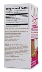 Hyleys Slim Tea Pomegranate Flavor - Weight Loss Herbal Supplement Cleanse and Detox - 25 Tea Bags (12 Pack)