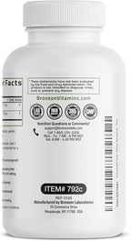 Bronson Milk Thistle Silymarin Marianum & Dandelion Extract Liver Health Support, Antioxidant Support, Detox, 250 Capsules