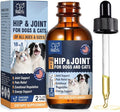 16-In-1 Glucosamine for Dogs & Cats Liquid Hip & Joint Supplement Type II Collagen Drops with Chondroitin+MSM+Hyaluronic Acid for Pain Relief Helps Mobility All Breeds Made in US Chicken Flavor 60ml
