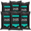 DUDE Wipes Mint Chill Travel Wipes - 6 Packs of 18 (108 Count) - Extra-Large Adult Flushable Wipes - Infused with Tea Tree Oil, Vitamin E, and Aloe - Septic and Sewer Safe