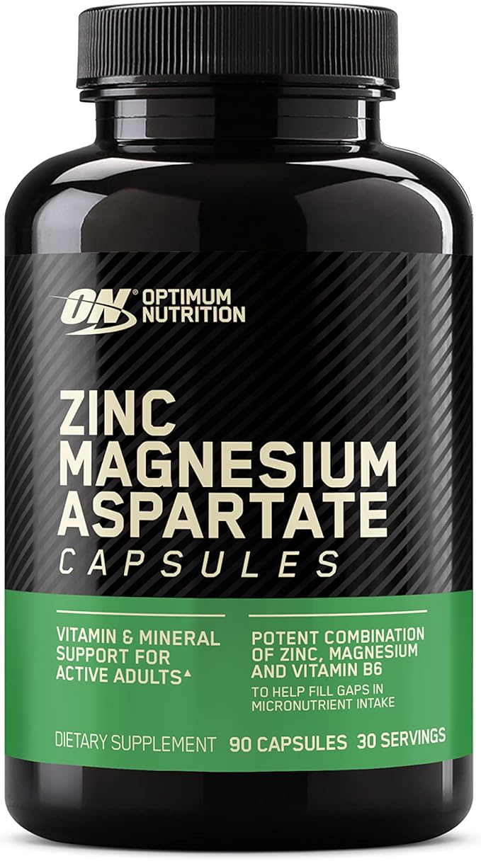 Optimum Nutrition Muscle Recovery and Endurance Supplement for Men and Women, Zinc and Magnesium Supplement, 90 Count